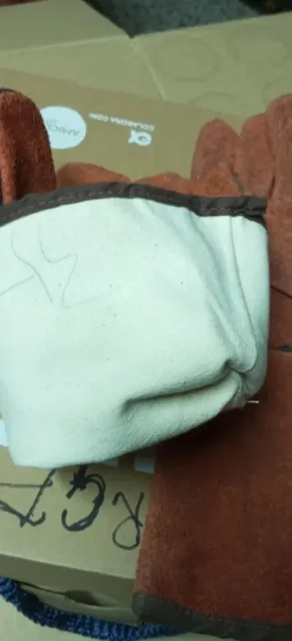 Guantes de serraje para soldar