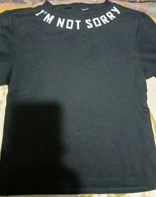 Camiseta Negra I'M NOT SORRY