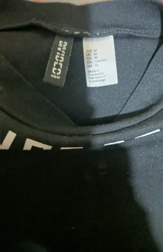 Camiseta Negra I'M NOT SORRY