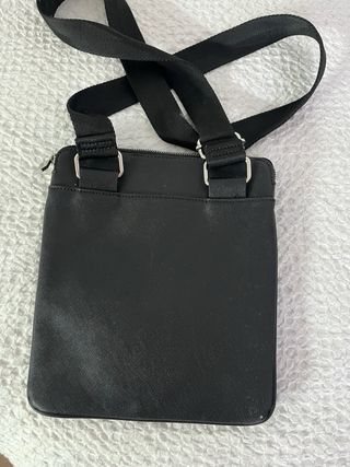 Borsa a tracolla da uomo nero