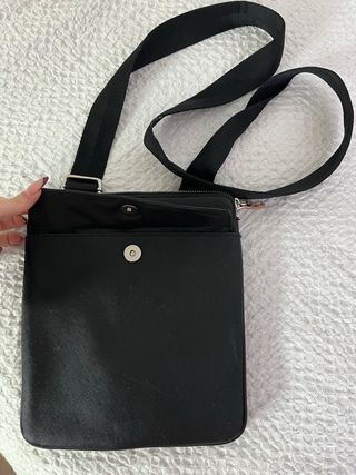 Borsa a tracolla da uomo nero