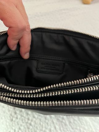 Borsa a tracolla da uomo nero