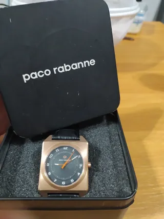 Orologio Paco Rabanne Acciaio Inox Vetro Zaffiro