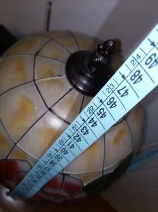 Lamparilla Tiffany Cristal y Metal