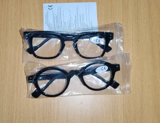 Gafas de Lectura +2.50 Retro – Negras | Unisex