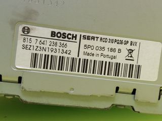 SISTEMA AUDIO / RADIO CD SEAT ALTEA XL (5P5) (5)