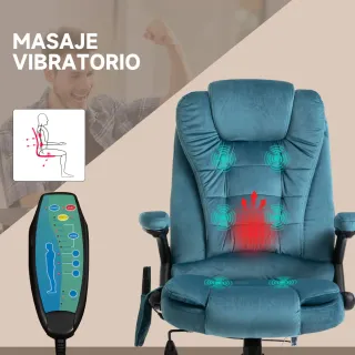Silla de Oficina con Masaje y Reposapiés