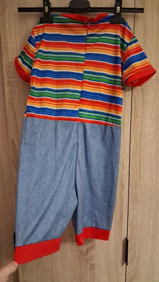 Disfraz infantil rayas y peto