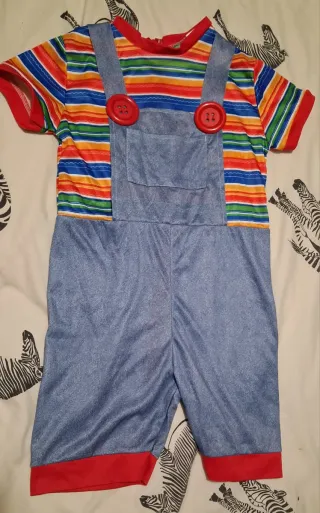 Disfraz infantil rayas y peto