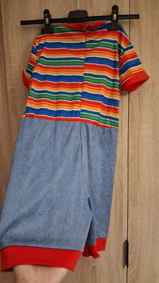 Disfraz infantil rayas y peto