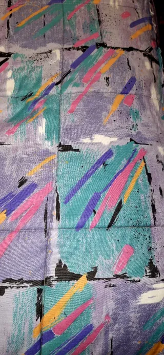 Colcha edredón fino cama de 90 cm Multicolor