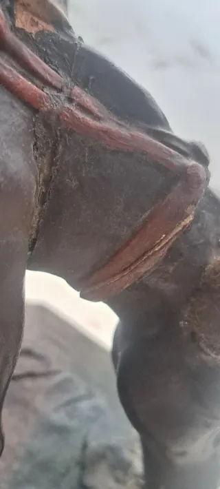 Antigua Escultura Huida a Egipto. De 120 € a 108€.