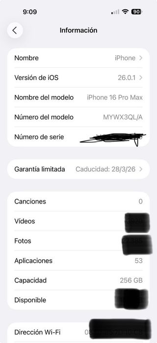 iPhone 16 pro max 256gb con caja y cable