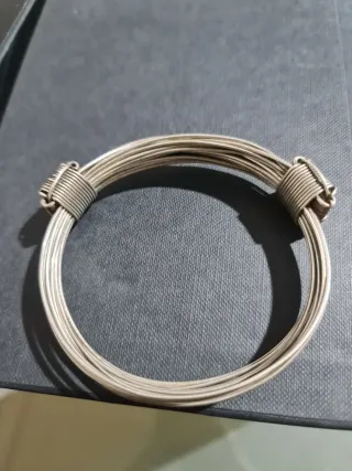 Pulsera 14 hilos plata