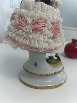 Lote 2 Bailarinas Porcelana Encaje