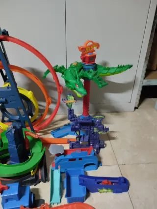 Lote Piezas Pista Hot Wheels