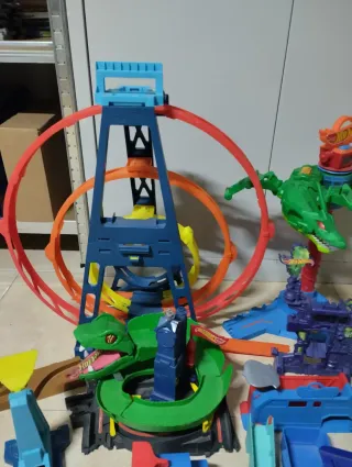 Lote Piezas Pista Hot Wheels