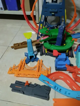 Lote Piezas Pista Hot Wheels