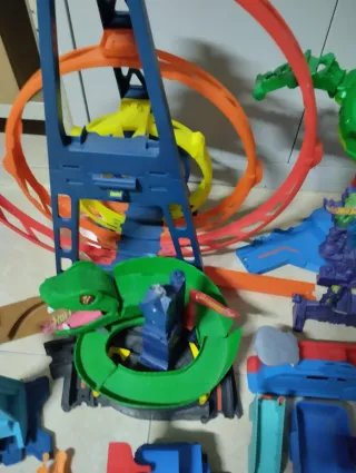 Lote Piezas Pista Hot Wheels