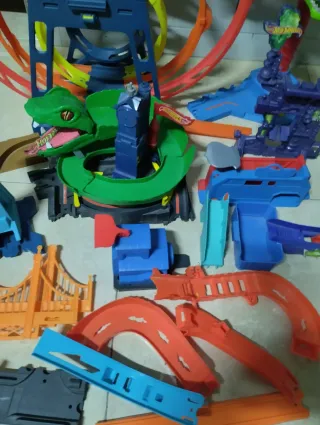 Lote Piezas Pista Hot Wheels