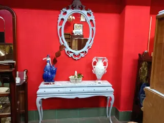 Mueble de entrada con espejo