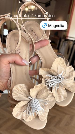 Sandali Werner modello Magnolia In vera pelle