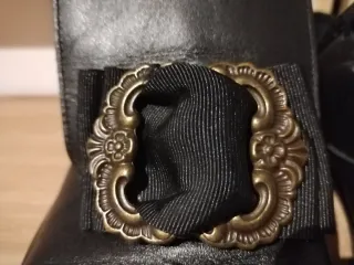 Zapatos ESPARZA Torrenti Fallero Negros