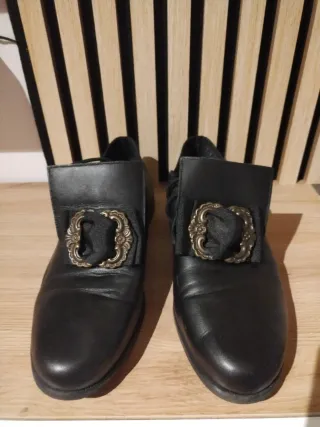 Zapatos ESPARZA Torrenti Fallero Negros