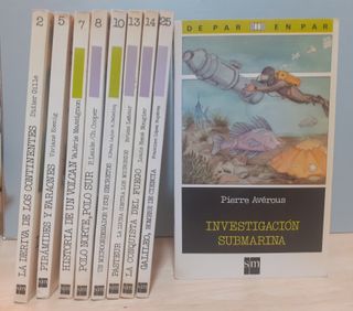 9 libros SM, serie: de par en par (año 1989)