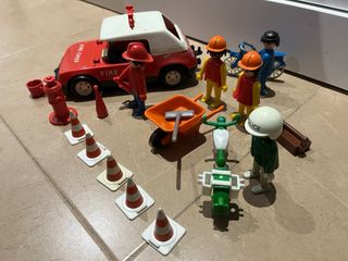 Lote Playmobil Bomberos y Policía