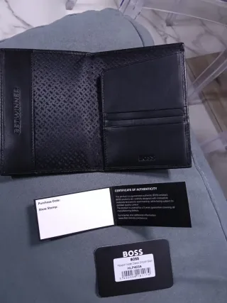 Funda Pasaporte Hugo Boss Negra