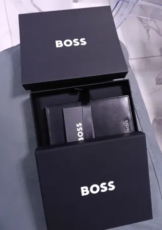 Funda Pasaporte Hugo Boss Negra