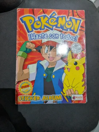 Álbum de Cromos Pokémon Sticker Album COMPLETO