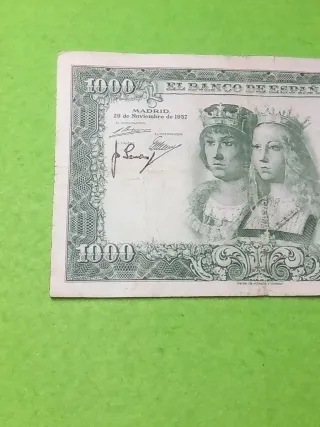 Billete 1000 Pesetas España 1957 usado
