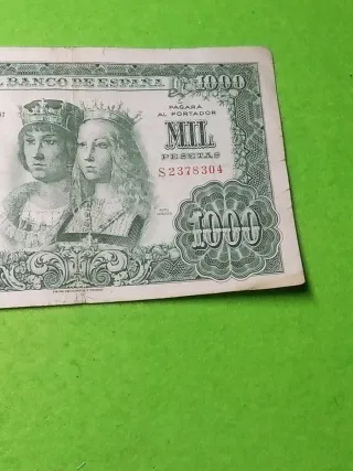 Billete 1000 Pesetas España 1957 usado