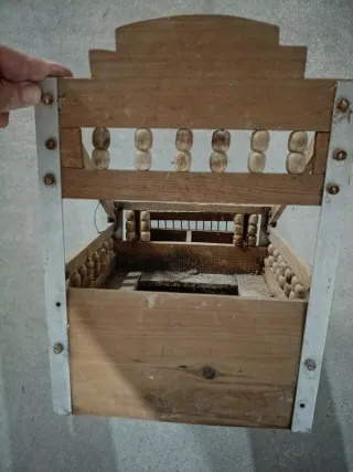 Jaula Perdiz Madera y Metal