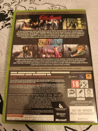 Grand Theft Auto Liberty City Xbox 360