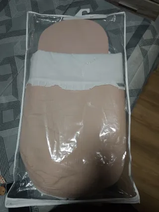 Saquito capazo para bebé rosa