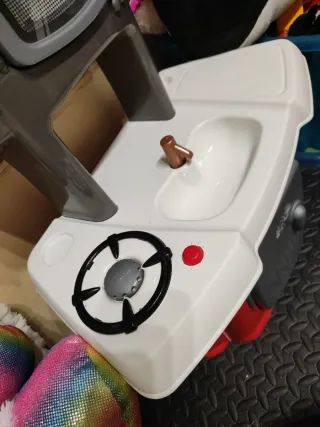 Cocina de juguete para niños con accesorios