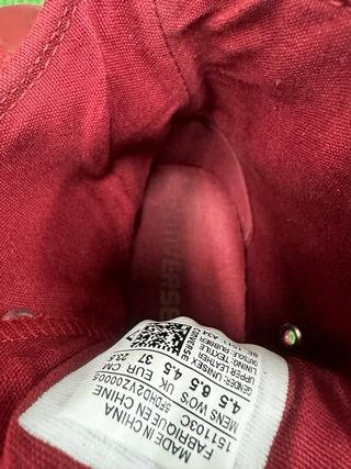 Converse Rosse Tg 37