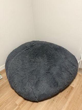 Puff Gigante XXL Redondo Gris