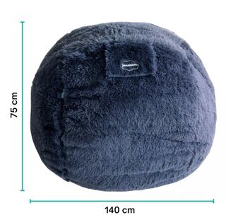 Puff Gigante XXL Redondo Gris