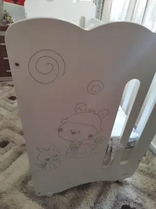 Culla per bambini bianca