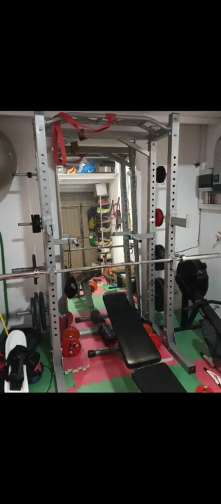 Jaula de pesas Rack para gimnasio