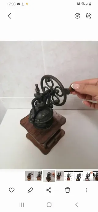 Molinillo de Café ANTIGUO            Circa 1970