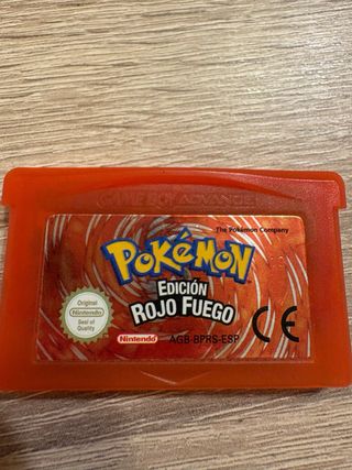 Pokémon Rojo Fuego GBA Edición ESP