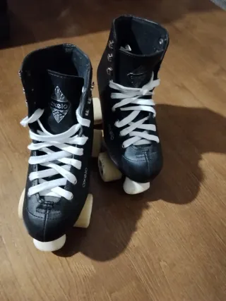 Patines Oxelo Talla 35 Negros