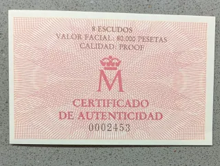 27.0 g Oro 80.000 Pts  1992 Discóbolo Olimpiada