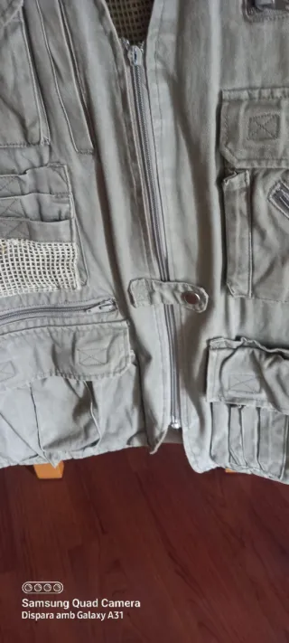 Giubbotto da montagna vintage uomo beige