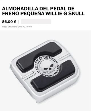 Almohadilla Pedal Freno Harley Davidson Custom